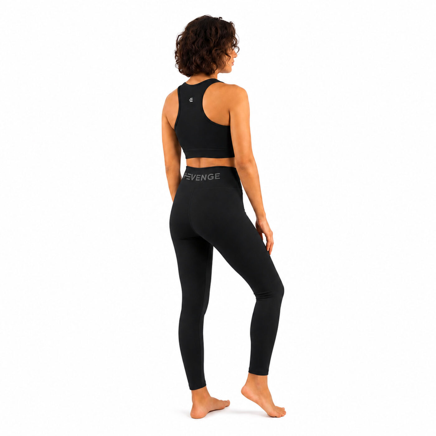 Leggings Comfort da donna R-Evenge – nero, vista posteriore
