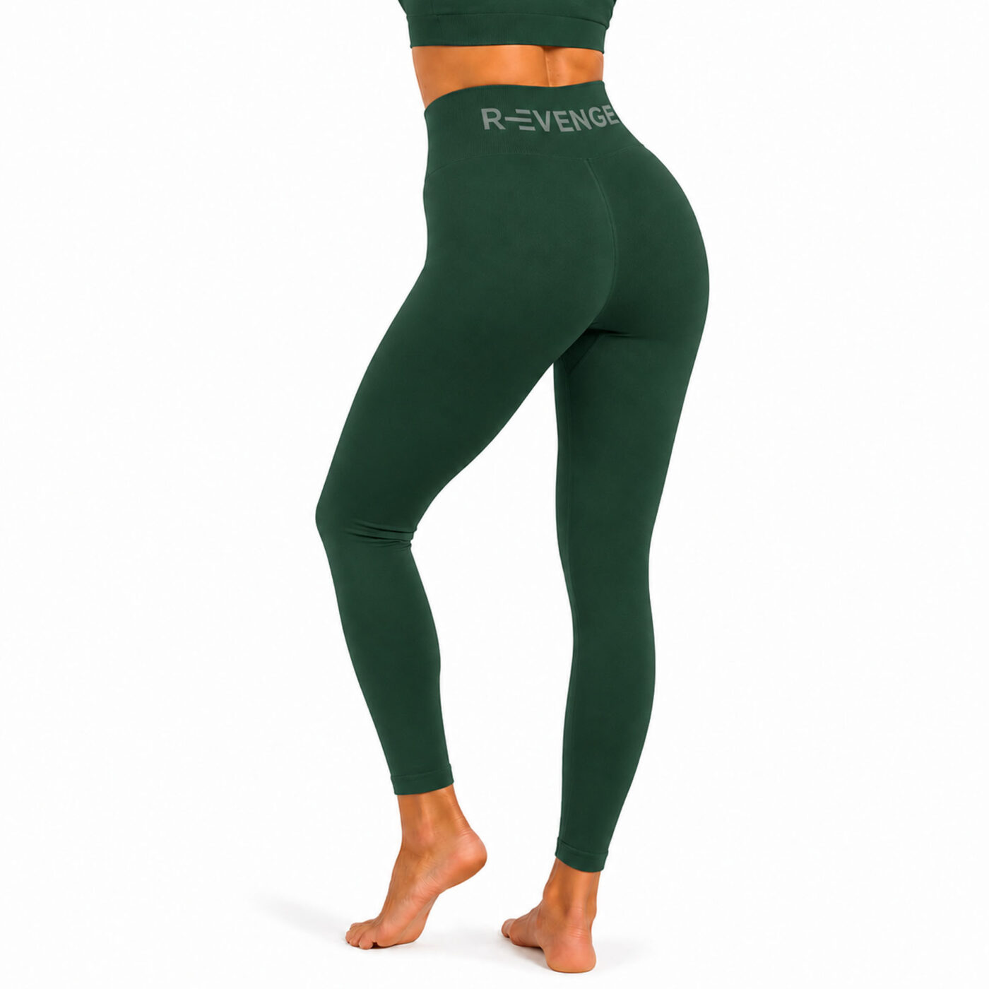 Leggings Comfort da donna R-Evenge – verde, vista posteriore